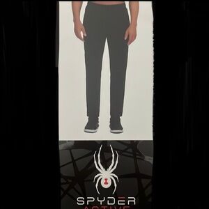 NWT Spyder Prow B Performance Jogger Black Pant  Size M